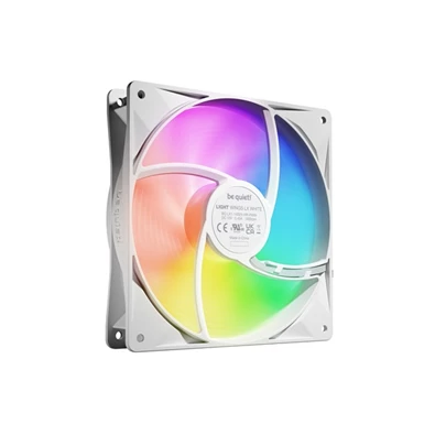 Be Quiet! LIGHT WINGS 3db 140mm PWM RGB fehér ventilátor