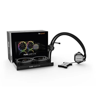 Be Quiet! PURE LOOP 2 FX 240mm 2x120mm ARGB vízhűtéses processzor hűtő