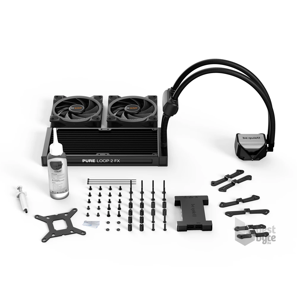 Be Quiet! PURE LOOP 2 FX 240mm 2x120mm ARGB vízhűtéses processzor hűtő