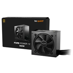 Be Quiet! PURE POWER 12 850W 80+ Gold ventillátorral dobozos tápegység