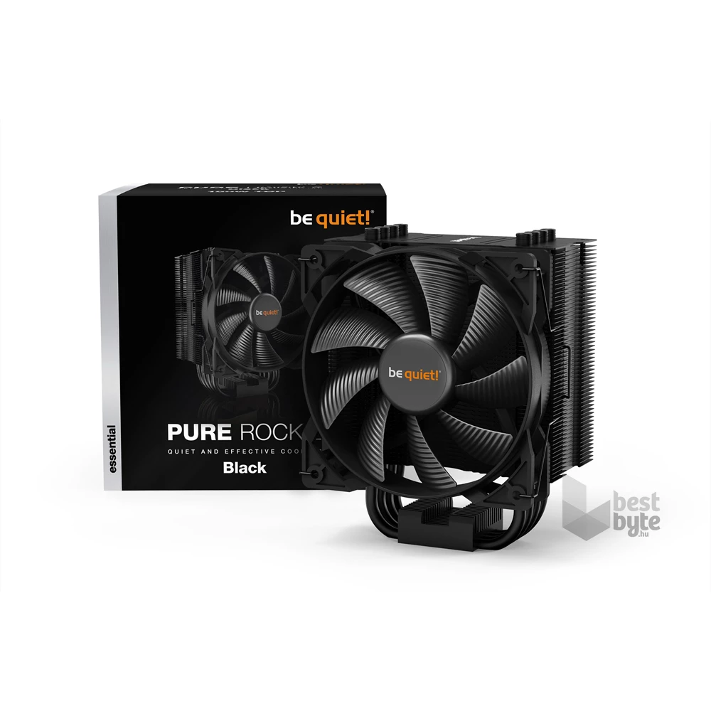 Be Quiet! PURE ROCK 2 Black 120mm processzor hűtő