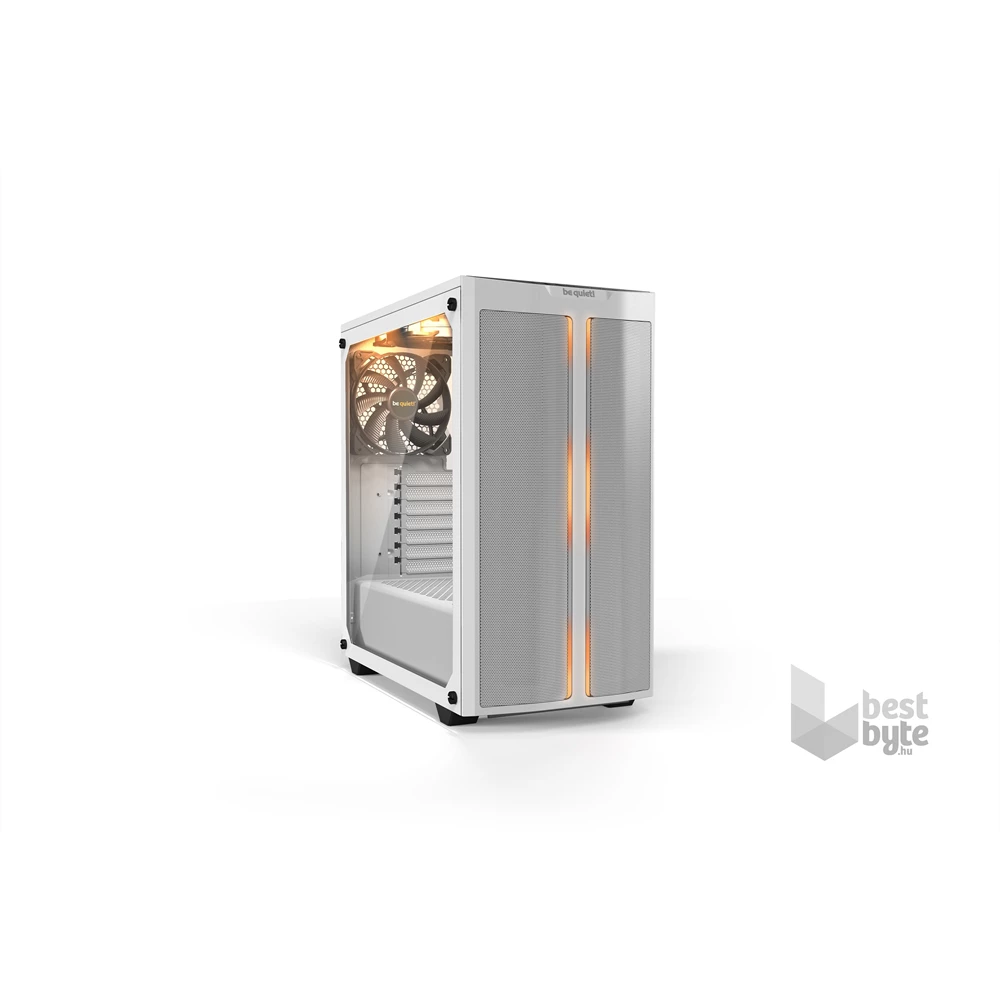 Be Quiet! Pure Base 500DX fehér (táp nélküli) ablakos ATX ház