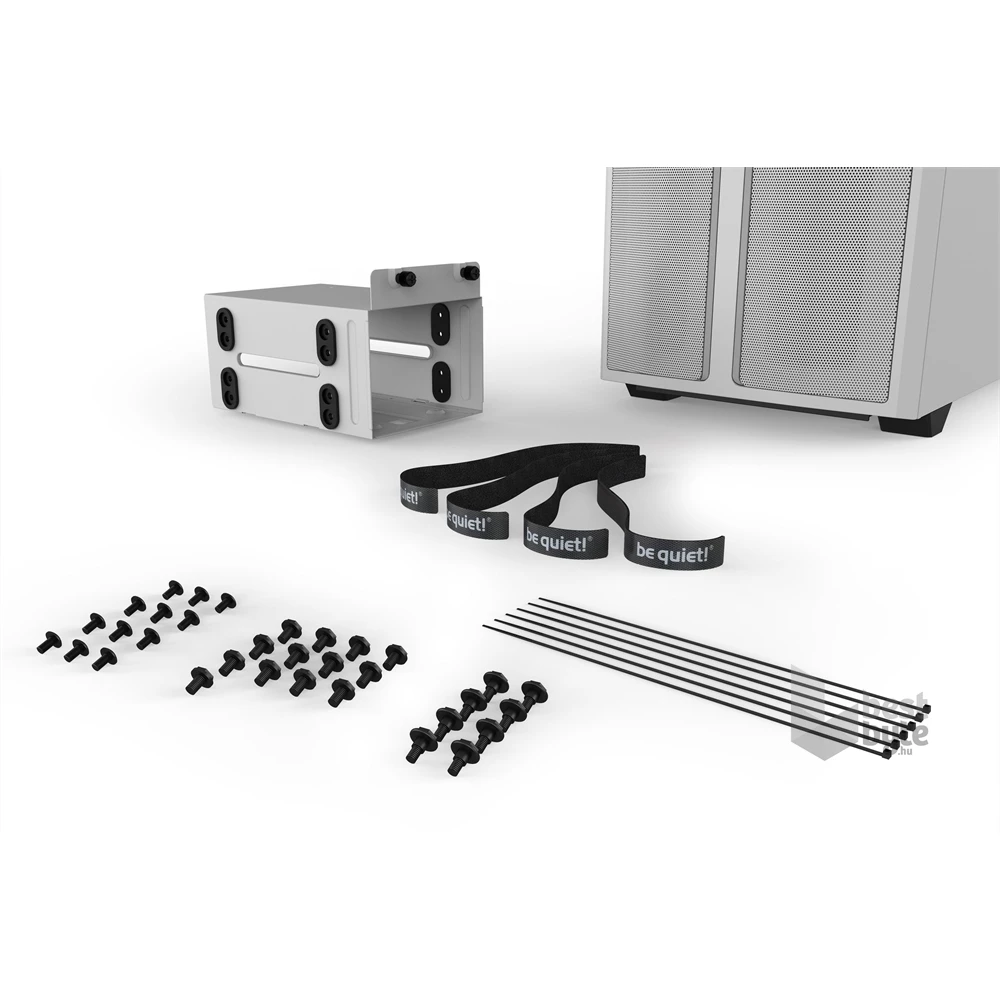 Be Quiet! Pure Base 500DX fehér (táp nélküli) ablakos ATX ház