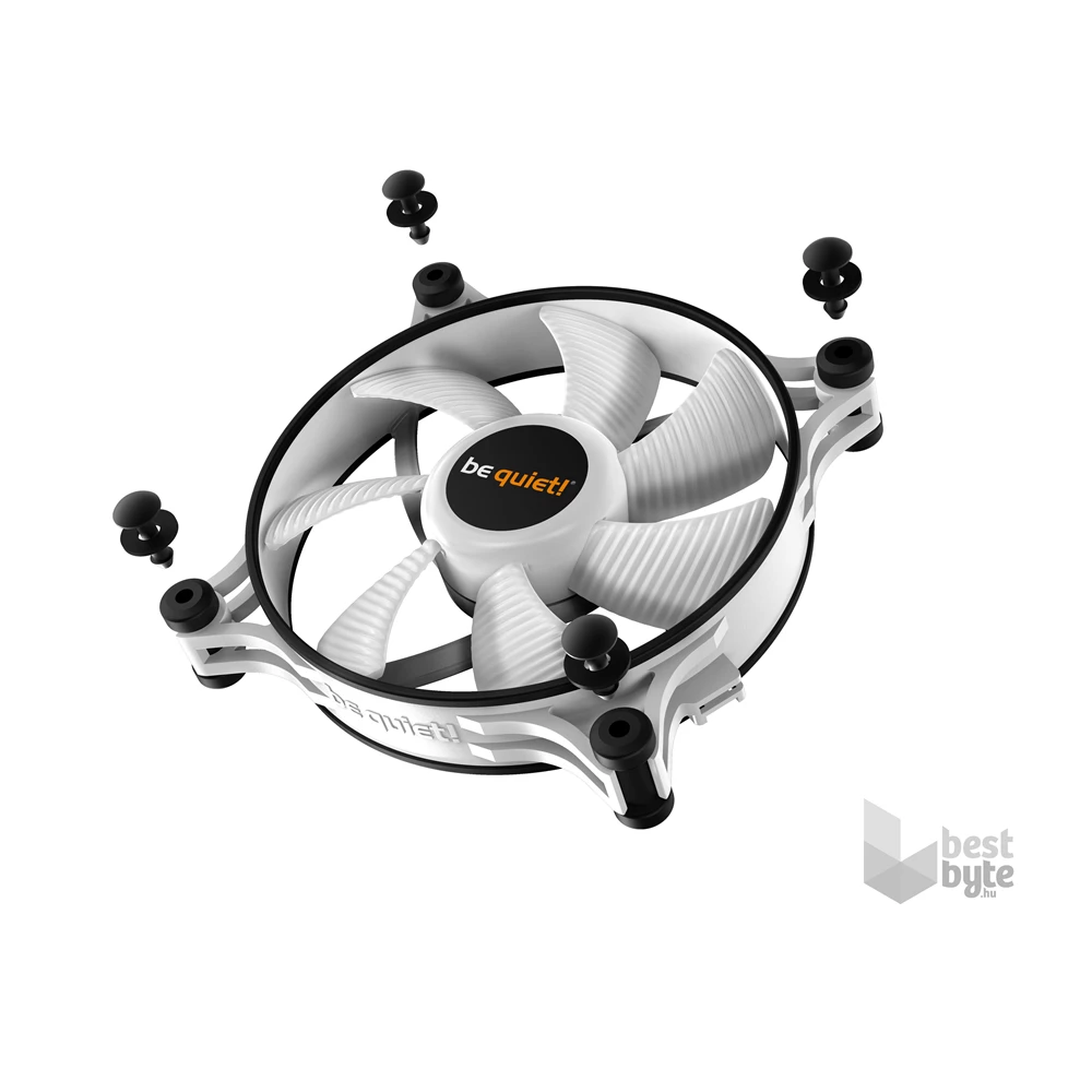 Be Quiet! SHADOW WINGS 2 120mm PWM fehér ventilátor