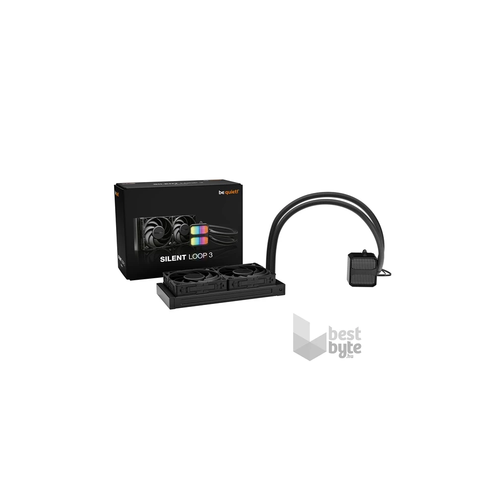 Be Quiet! SILENT LOOP 3 2x120mm fekete vízhűtéses processzor hűtő