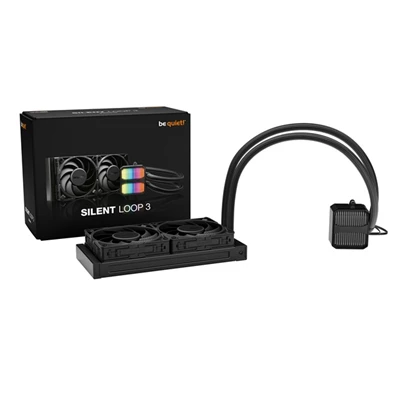 Be Quiet! SILENT LOOP 3 2x120mm fekete vízhűtéses processzor hűtő