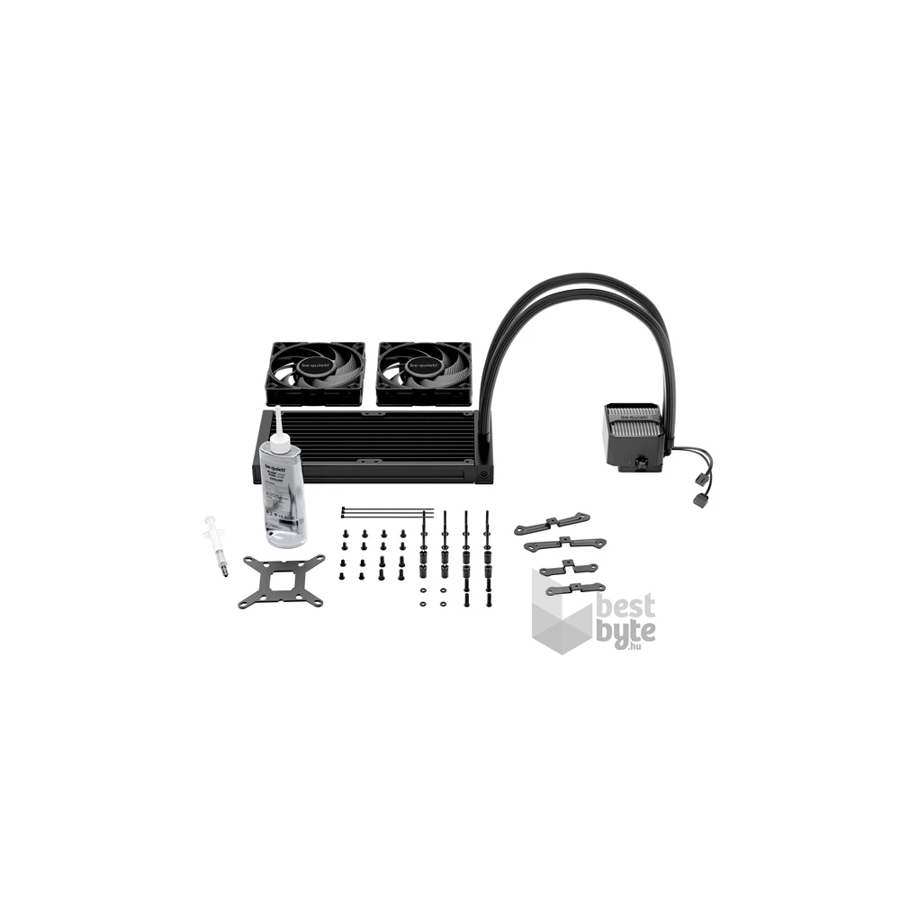 Be Quiet! SILENT LOOP 3 2x120mm fekete vízhűtéses processzor hűtő