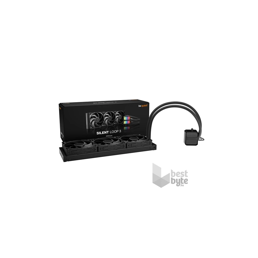 Be Quiet! SILENT LOOP 3 3x140mm fekete vízhűtéses processzor hűtő
