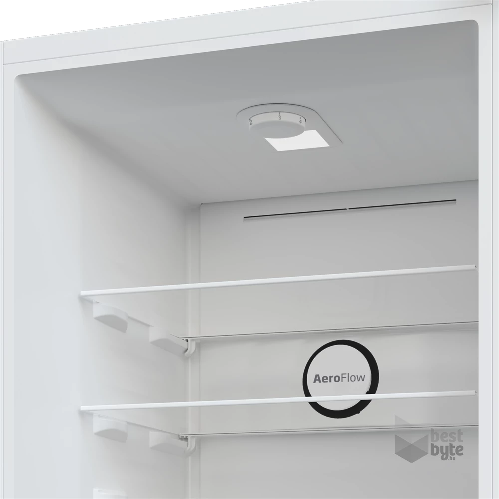 Beko B1RCNA344S ezüst, alulfagyasztós, Hűtő:209L, Fagyasztó:92L, No frost hűtőszekrény