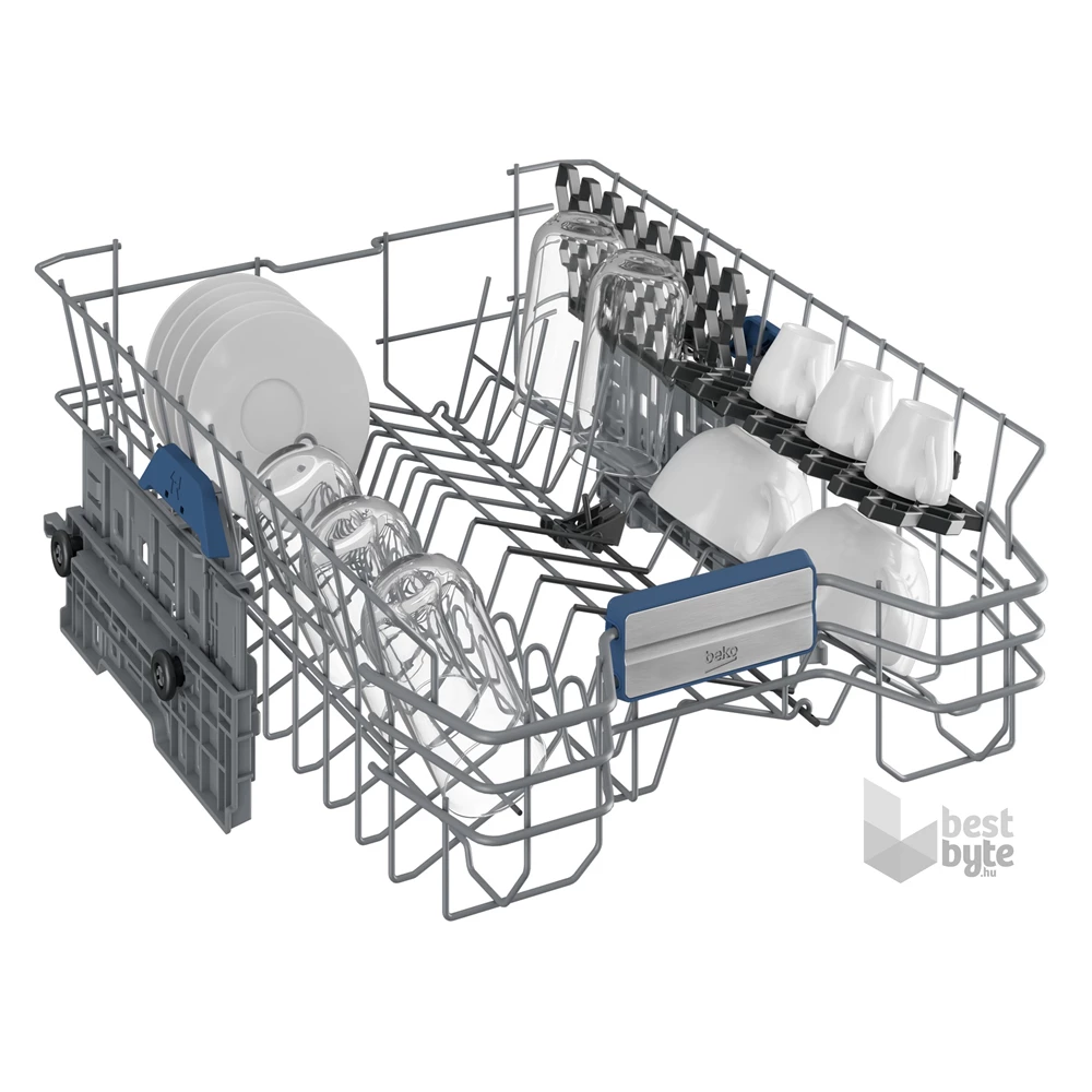 Beko BDIS38120Q programok száma: 8, keskeny beépíthető, 11 terítékes mosogatógép 