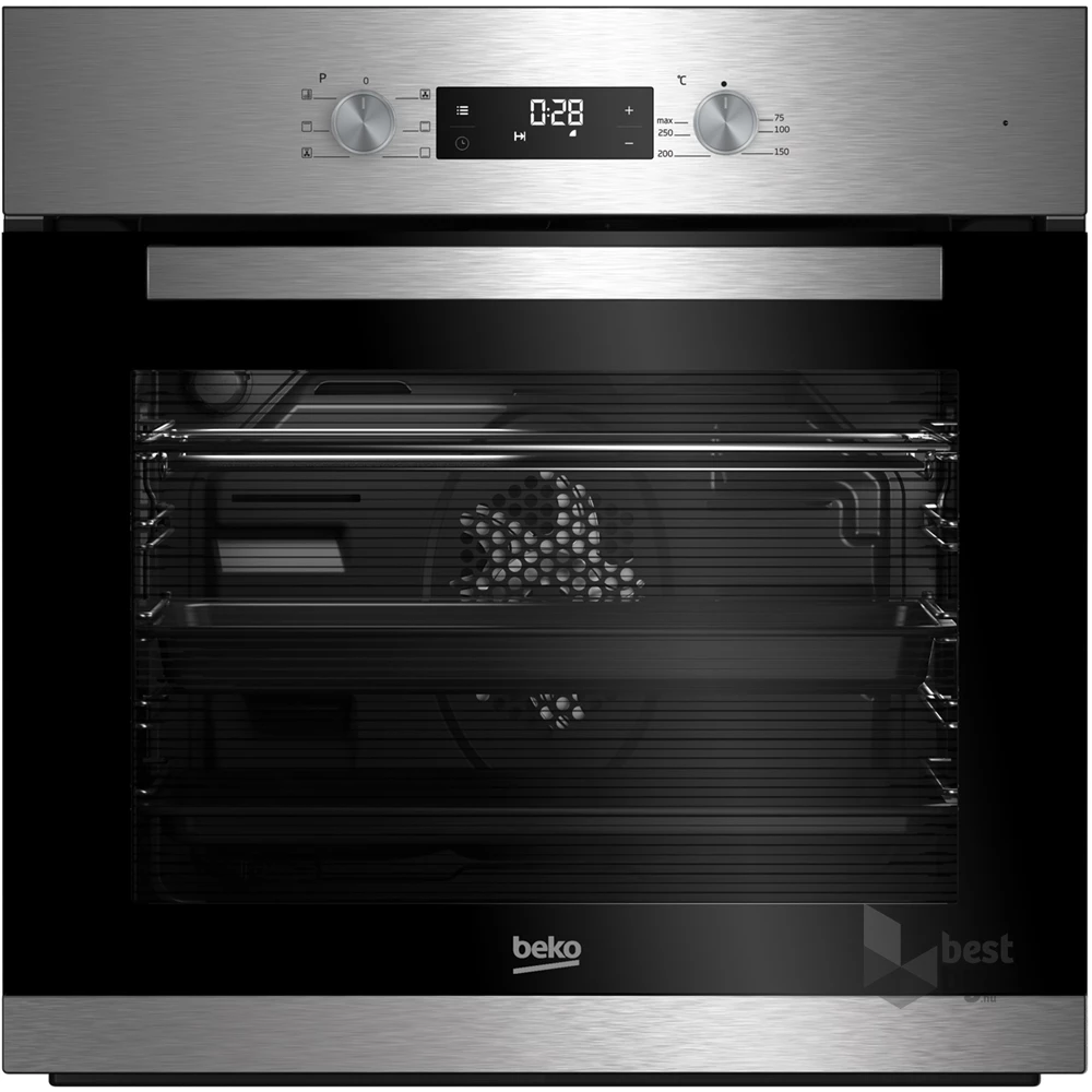 Beko BIE 22300 XP inox, beépíthető, sütőtér: 71L, grill, sütő