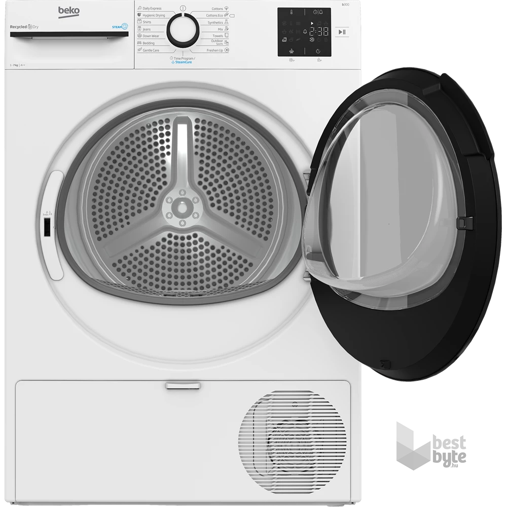 Beko BM3T37239WB fehér, 7 kg, hőszivattyús, szárítógép