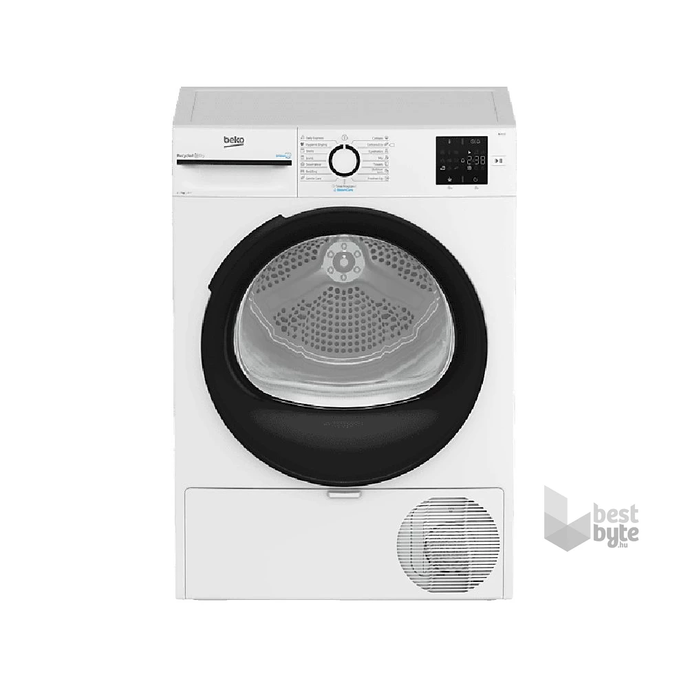 Beko BM3T37239WB fehér, 7 kg, hőszivattyús, szárítógép