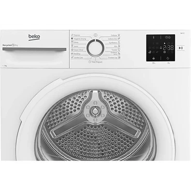 Beko BM3T372E0W fehér, hőszivattyús, 7kg,  szárítógép