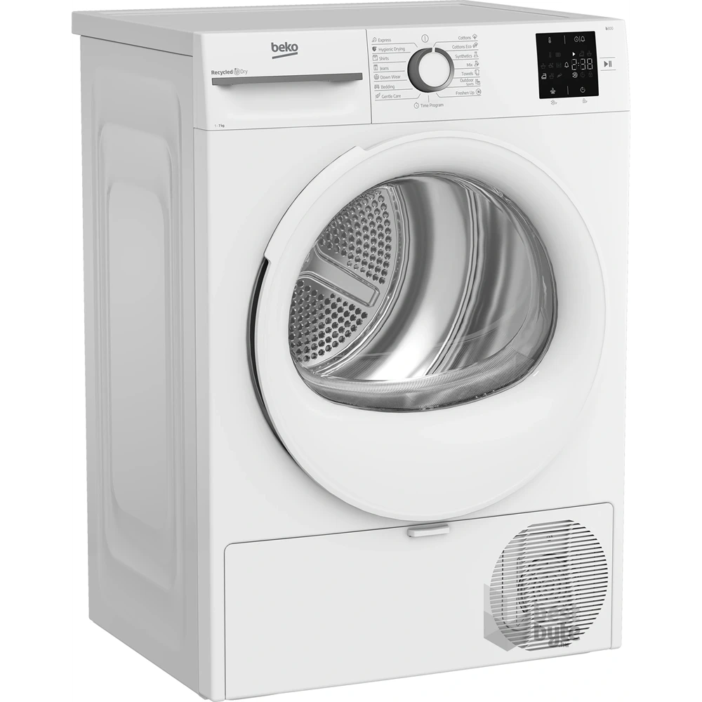 Beko BM3T372E0W fehér, hőszivattyús, 7kg,  szárítógép