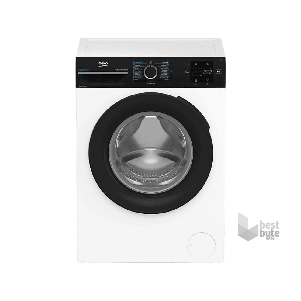 Beko BM3WFSU39413WPBB fehér, elöltöltős, max.1400ford., 9 kg, mosógép