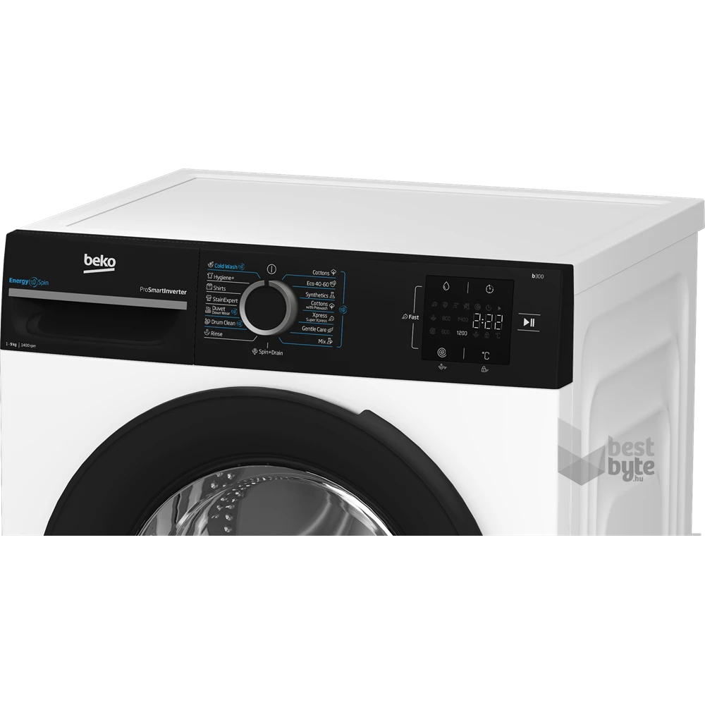 Beko BM3WFSU39413WPBB fehér, elöltöltős, max.1400ford., 9 kg, mosógép