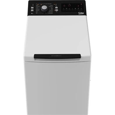 Beko BTL1WFP10622 fehér, felültöltős, max.1200ford., 6 kg, mosógép
