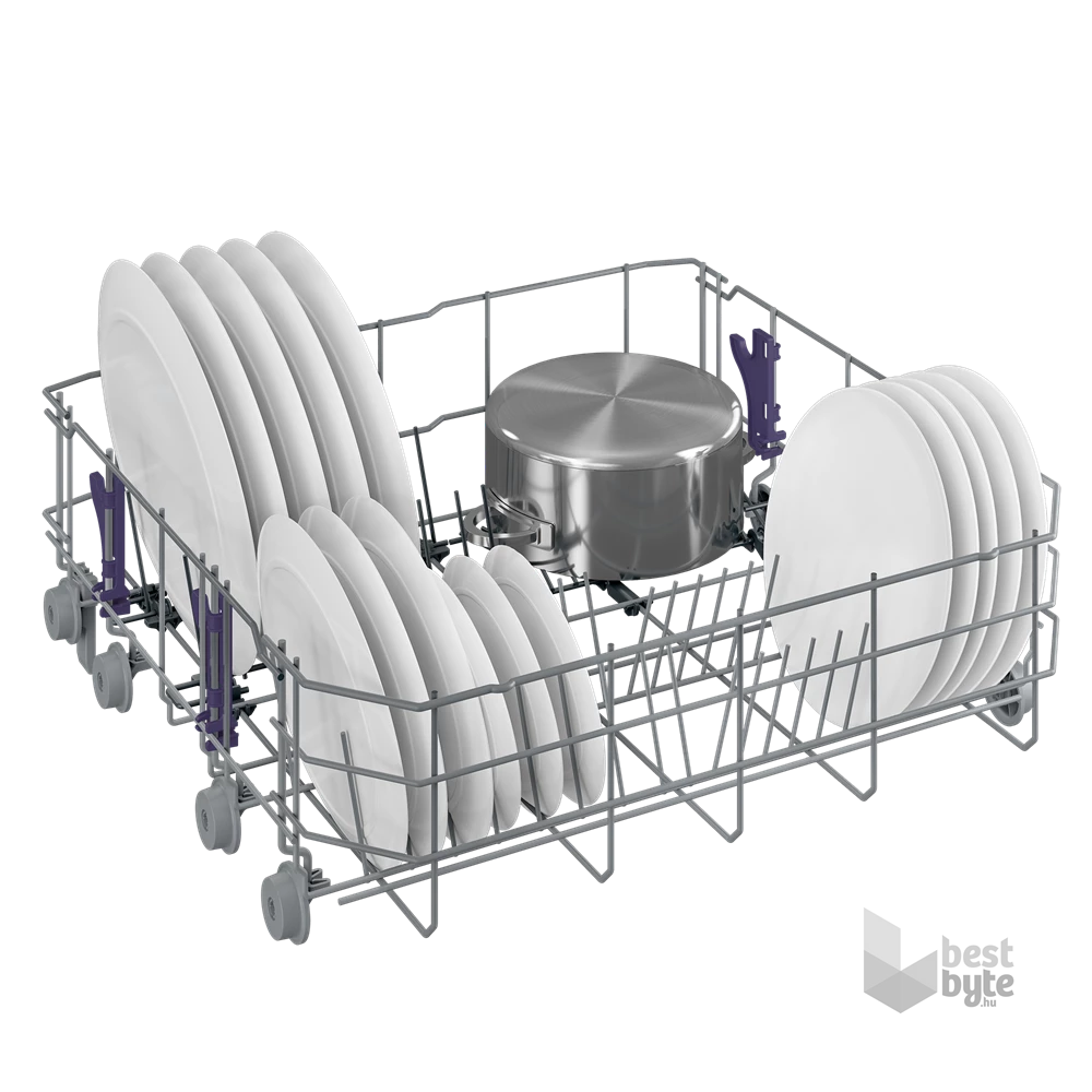 Beko DFN-26420 X inox, programok száma: 6, szabadonálló, 14 terítékes mosogatógép 