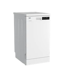 Beko DFS28021W fehér, programok száma: 8, keskeny szabadonálló, 10 terítékes mosogatógép 