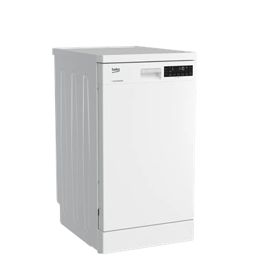 Beko DFS28021W fehér, programok száma: 8, keskeny szabadonálló, 10 terítékes mosogatógép 