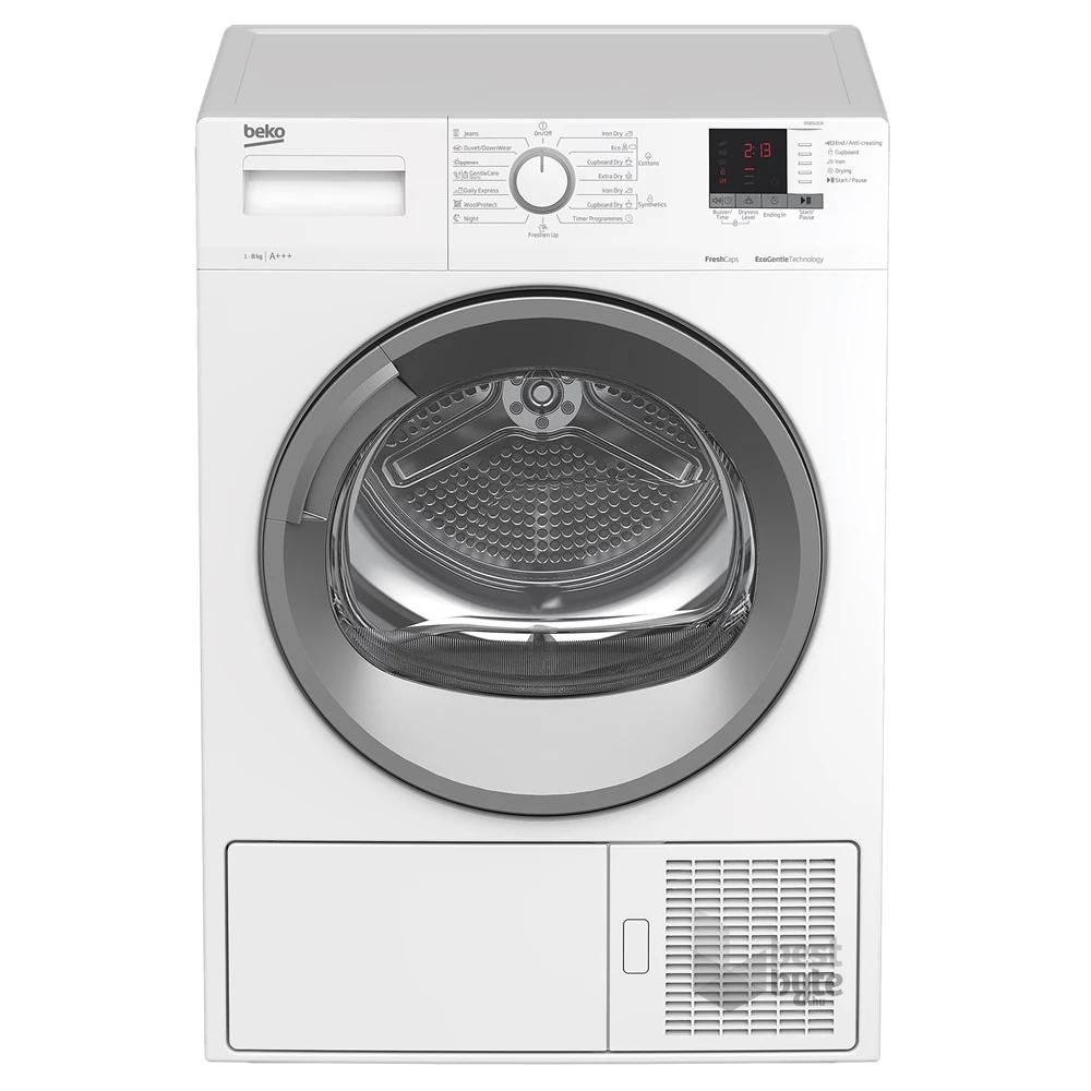 Beko DS8512GX fehér, 8 kg, hőszivattyús, szárítógép