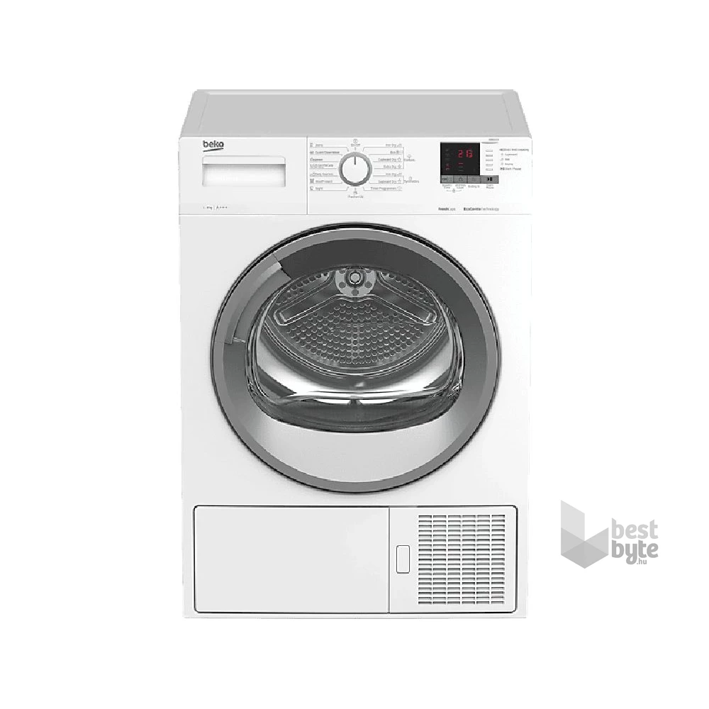 Beko DS8512GX fehér, 8 kg, hőszivattyús, szárítógép