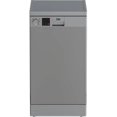 Beko DVS05024S ezüst, programok száma: 5, keskeny szabadonálló, 10 terítékes mosogatógép 