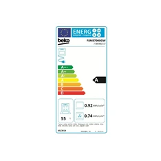 Beko FSM57000GW fehér, szabadonálló, kerámialapos, elektromos, főzőzóna: 4, sütő:55L, grill, tűzhely