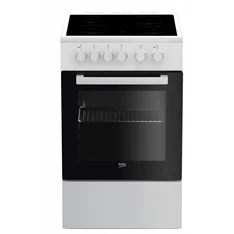Beko FSM57000GW fehér, szabadonálló, kerámialapos, elektromos, főzőzóna: 4, sütő:55L, grill, tűzhely (Újszerű)
