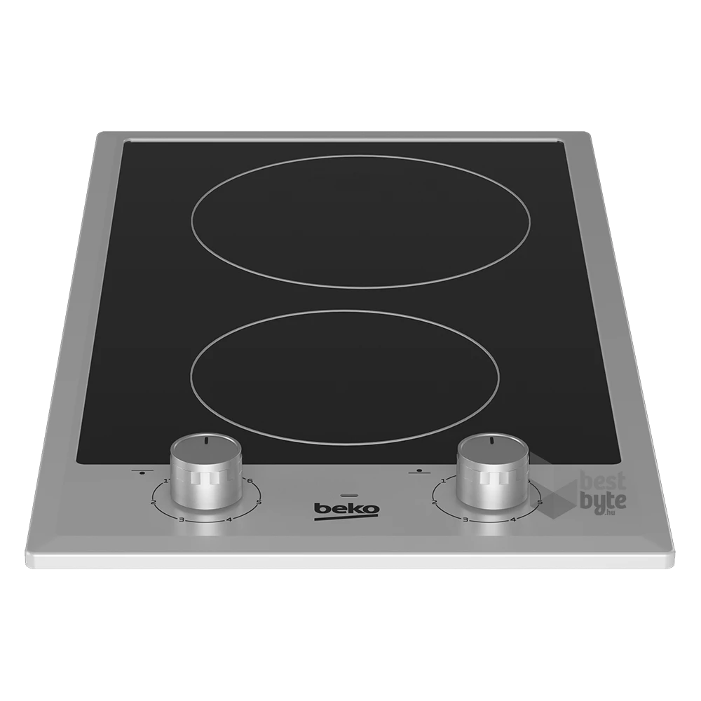 Beko HDCC32200 X fekete, beépíthető, elektromos üvegkerámia, főzőzóna: 2, beépíthető méret: 27cm, főzőlap