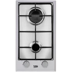 Beko HDCG 32220 SX ezüst,beépíthető, gáz, főzőzóna: 2, beépíthető méret: 27cm, főzőlap