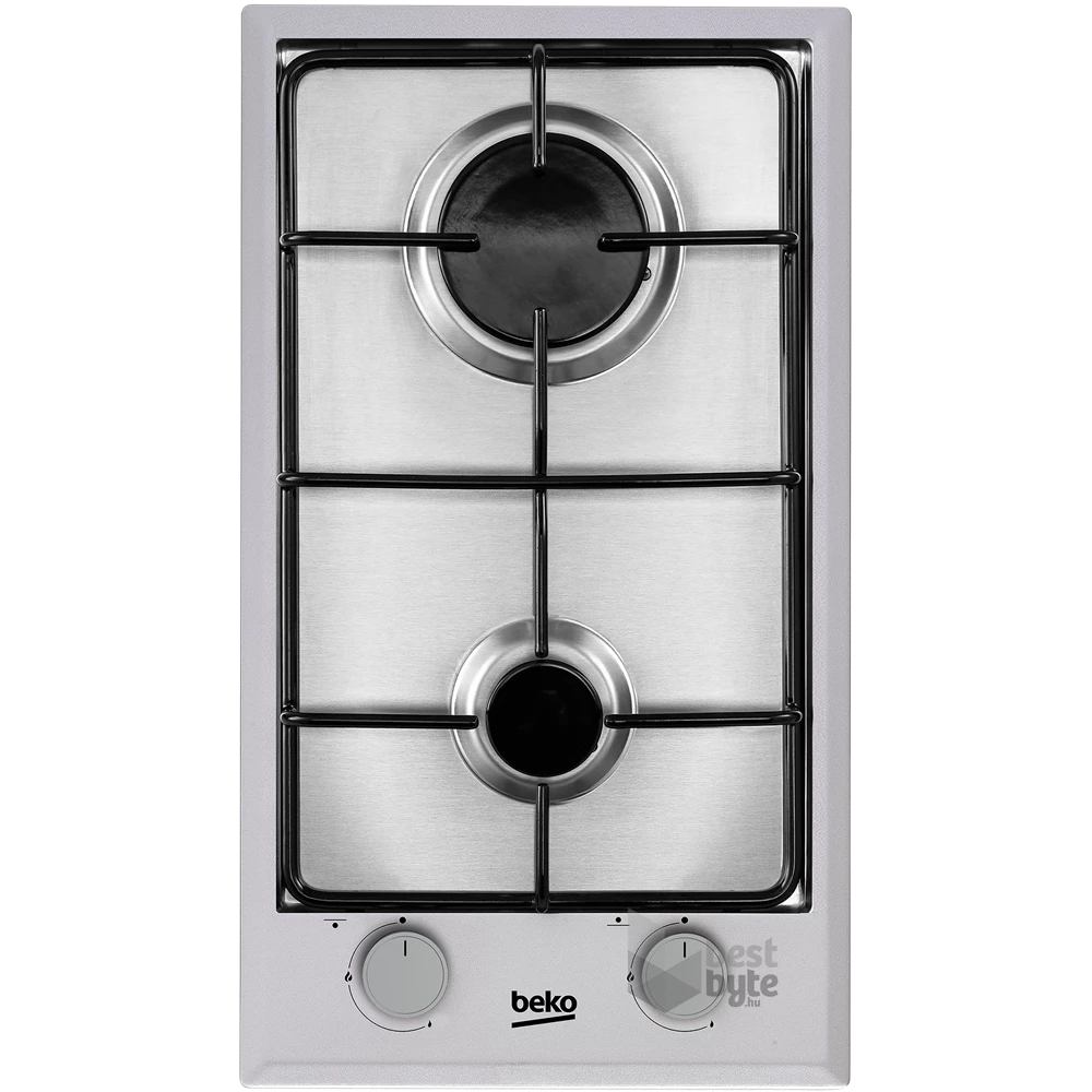 Beko HDCG 32220 SX ezüst,beépíthető, gáz, főzőzóna: 2, beépíthető méret: 27cm, főzőlap