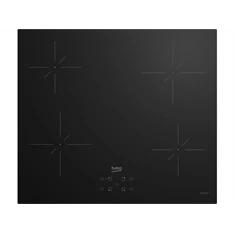 Beko HII64400QT fekete, beépíthető, indukciós, főzőzóna:4, beépíthető méret:56cm, főzőlap