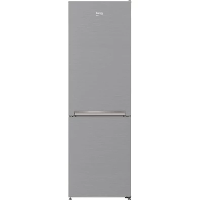 Beko RCSA270K40SN inox, alulfagyasztós, Hűtő:175L, Fagyasztó:87L, hűtőszekrény