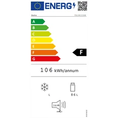 Beko TS190330N egyajtós hűtőszekrény