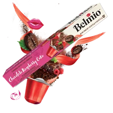 Belmio Chocolate Raspberry Cake Nespresso kompatibilis 10 db kapszula