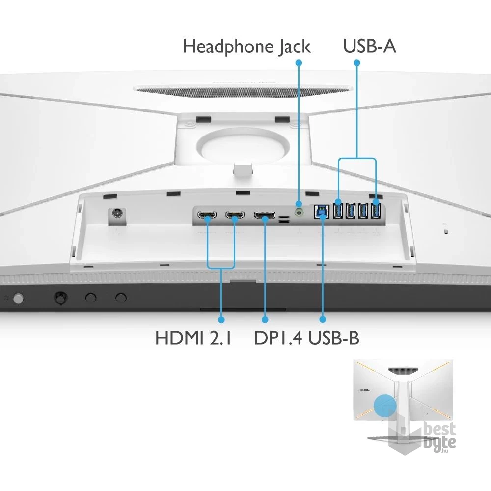 BenQ 31,5" EX3210U UHD IPS 144Hz HDMI/DP/USB gamer monitor