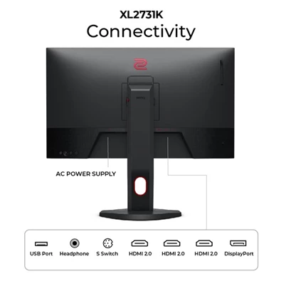 BenQ ZOWIE 27" XL2731K FHD TN 165Hz HDMI/DP monitor