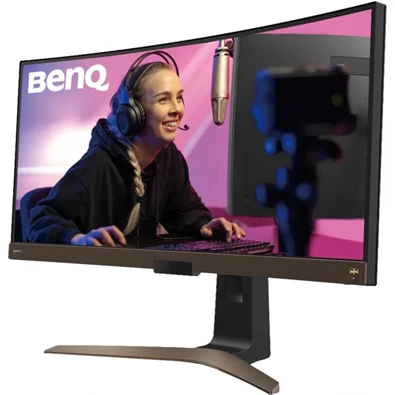 BenQ 37,5" EW3880R WQHD+ IPS HDMI/DP/USB-C ívelt monitor