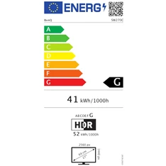 Benq 27" SW270C QHD IPS Adobe RGB fotográfus monitor