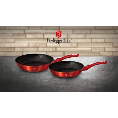Berlinger Haus BH/1612NF 2 részes burgundi serpenyő szett