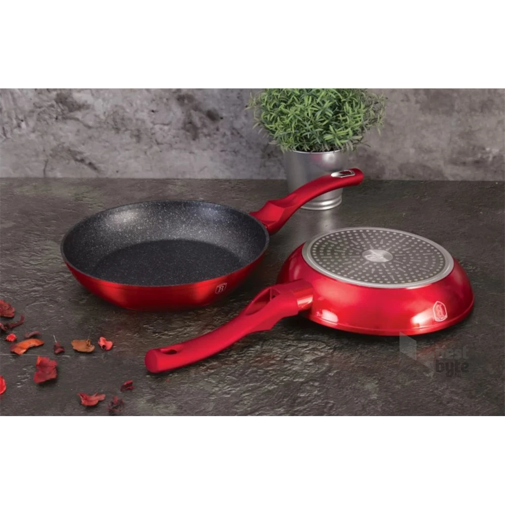 Berlinger Haus BH/1612NF 2 részes burgundi serpenyő szett