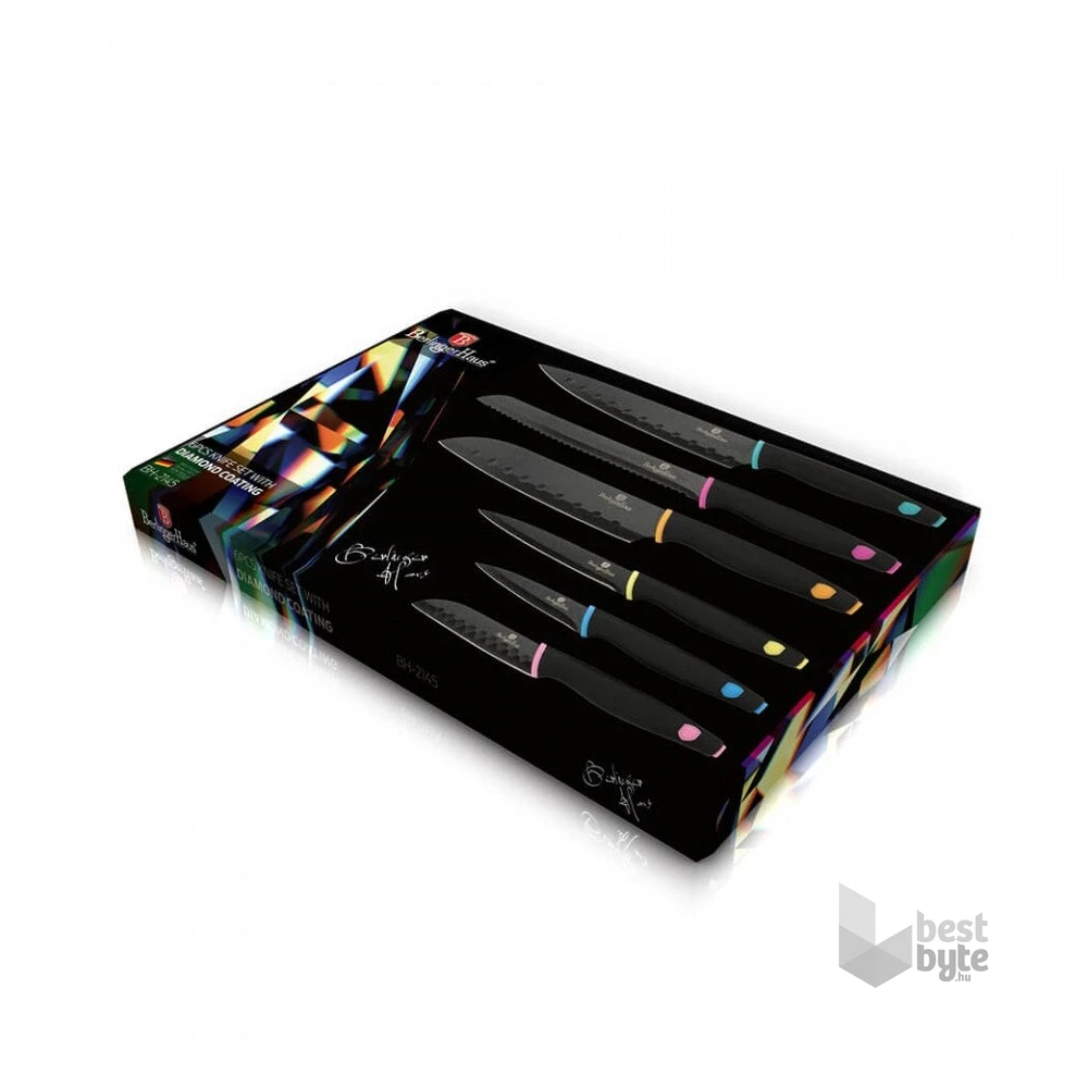 Berlinger Haus BH/2145 fekete 6 részes késkészlet