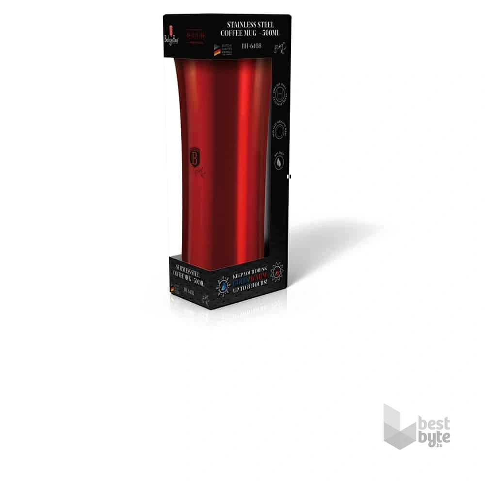 Berlinger Haus BH/6408A burgundi kávés termosz