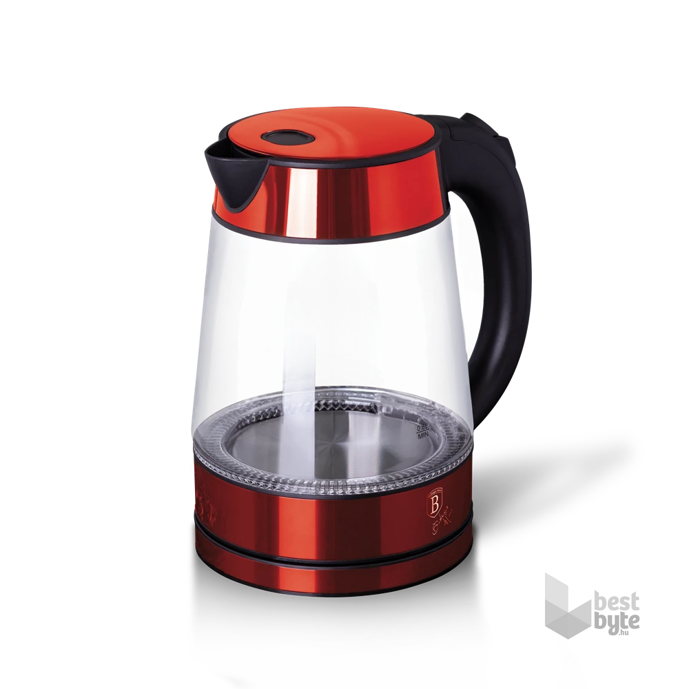 Berlinger Haus BH/9120 Metallic Line Burgundy Edition 1,7L-es burgundy üveg vízforraló