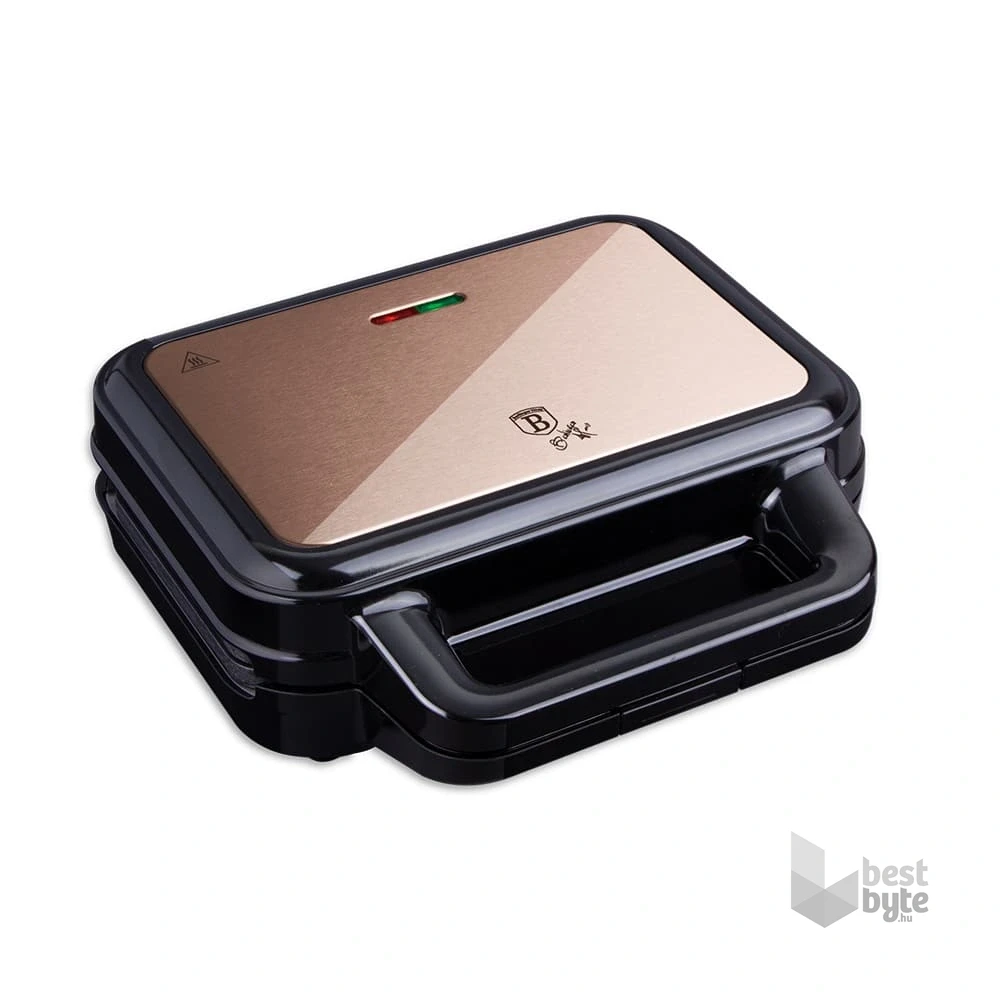 Berlinger Haus BH/9453 3in1 rózsaarany - fekete gorfi - grill/panini - szendvicssütő