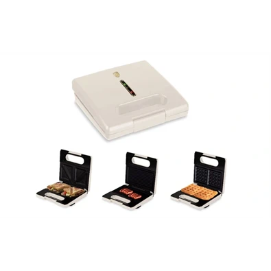 Berlinger Haus BH/9584 Sahara Collection 3in1 matt krémszínű szendvics-, grill- és gofrisütő