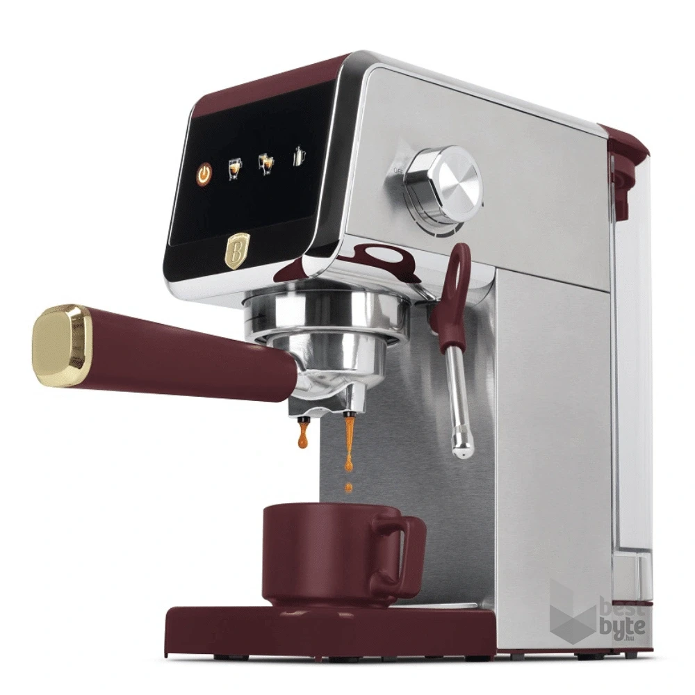 Berlinger Haus BH/9623 Leonardo Collection bordó espresso kávéfőző