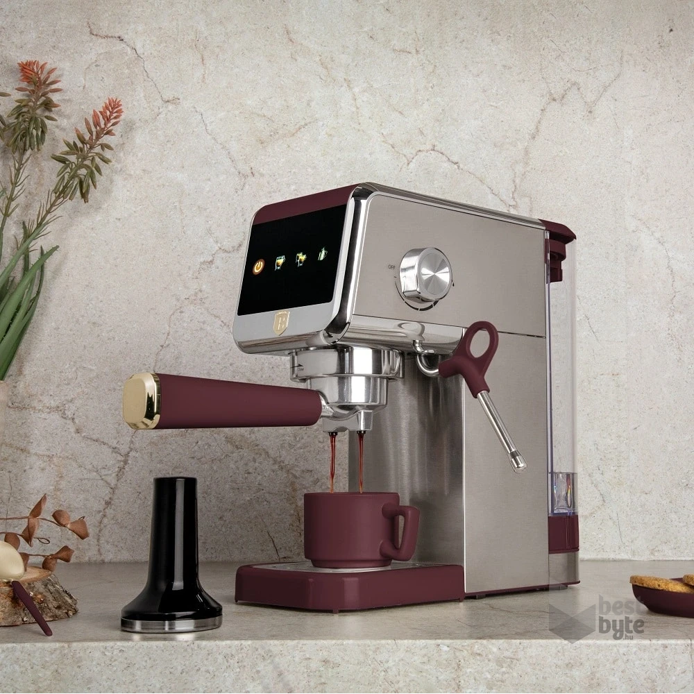 Berlinger Haus BH/9623 Leonardo Collection bordó espresso kávéfőző